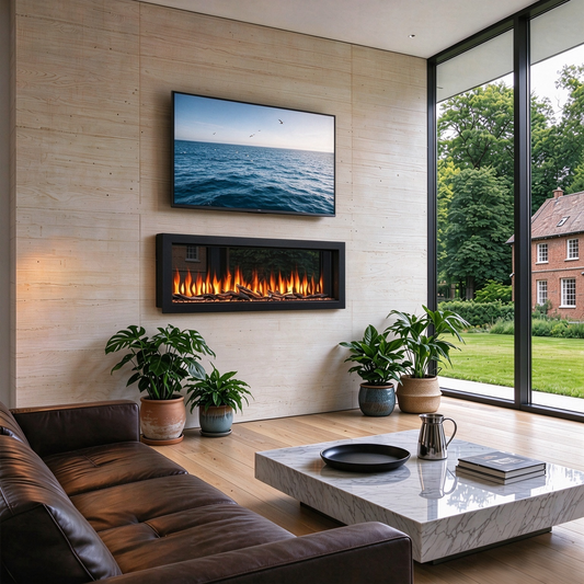 Built-in Electric Fireplace ( Canyon series) - L1520*H450*D160mm