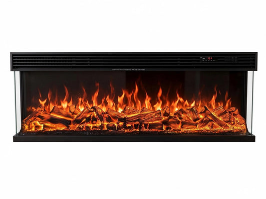 Three Sided Glass ELectric Fireplace (Stella series) - L1700*H500*200mm